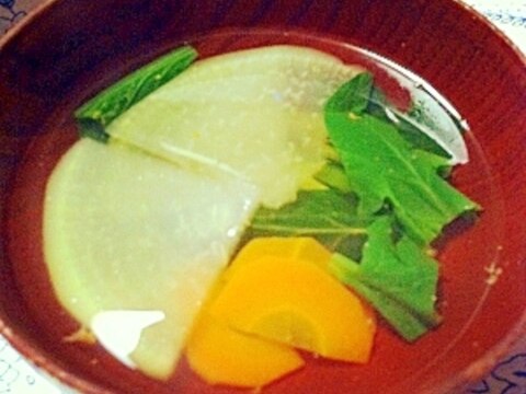 *簡単*柚子胡椒の香り♪大根のすまし汁